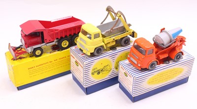 Lot 1430 - Dinky Toys group of 3 construction diecasts to...