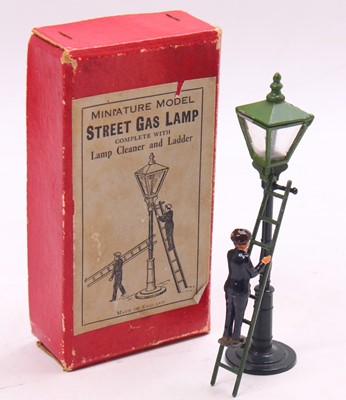 Lot 1979 - John Hilco pre-war miniature model Street Gas...