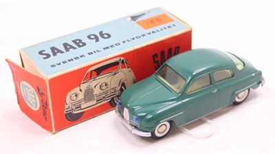 Lot 1852 - Tekno No. 827 diecast model of a Saab 96...