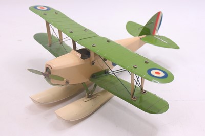 Lot 561 - A Meccano No. 0 constructor biplane,...