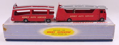 Lot 1128 - Dinky Toys No.983 Car Carrier with Trailer,...