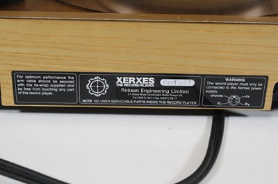 Lot 1438 - A Roksan Xerxes turntable, with SME series V...