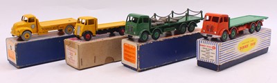 Lot 1333 - Dinky Toys group of 4 haulage diecasts to...