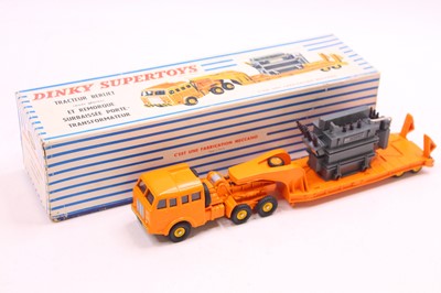 Lot 1083 - French Dinky Toys 898 Berliet Low Loader,...