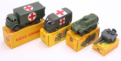 Lot 1353 - Dinky Toys group of four French and English...