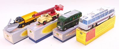 Lot 1449 - Dinky Toys group of four public transport and...