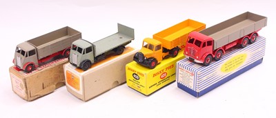 Lot 1340 - A Dinky Toys group of four haulage diecasts to...