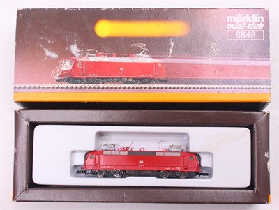 Lot 549 - Marklin Mini Club Z gauge BR 120 class in DB...