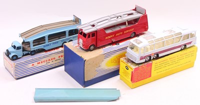 Lot 1338 - Dinky Toys group of 3 transport diecast to...