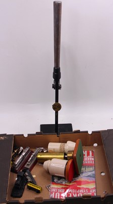 Lot 35 - A mixed lot of railwayana to include a cast...