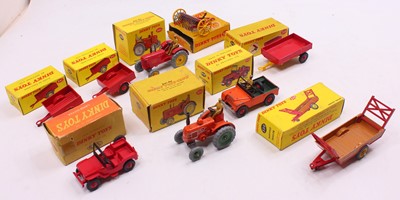 Lot 1417 - Dinky Toys collection of farming diecast and...