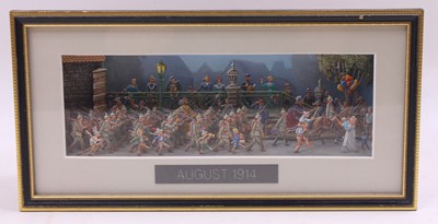 Lot 1966 - A 30mm scale flat soldier diorama titled...