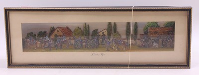 Lot 1967 - A 30mm scale flat soldier diorama depicting a...