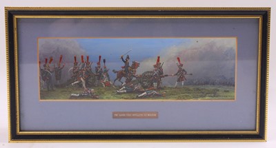 Lot 1961 - A 30mm scale flat soldier picture frame...