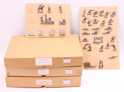 Lot 1955 - Three boxes of 30mm scale flat soldier hand...