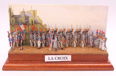 Lot 1950 - 30mm scale flat soldier diorama titled La...