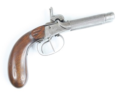 Lot 543 - A mid-19th century side by side double barrel...