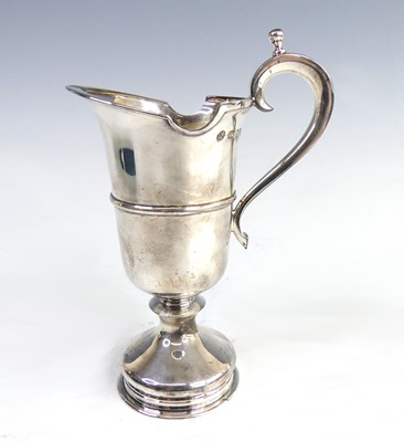 Lot 2134 - A cased Elizabeth II silver pedestal cream jug,...