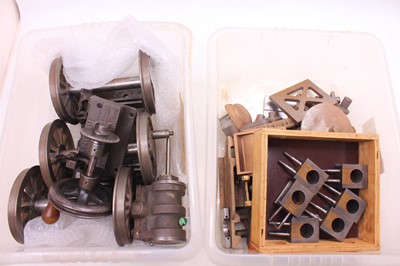 Lot 24 - Collection of 5" gauge castings, to include...