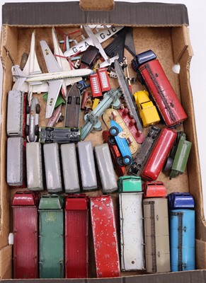 Lot 1455 - A Dinky Toys collection of playworn diecast to...