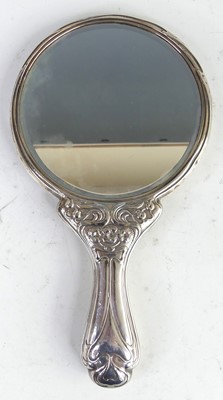 Lot 89 - An Art Nouveau silver-clad three-piece...