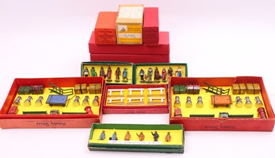 Lot 141 - A collection of Hornby & Dinky Toy Railway...