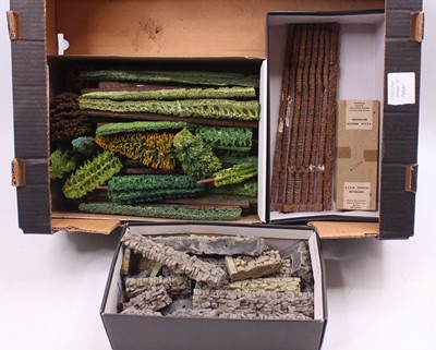 Lot 136 - Large tray containing scenic items: Approx 20...