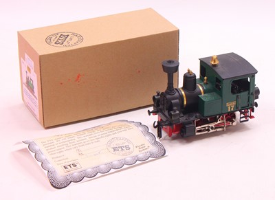 Lot 147 - ETS 0-gauge 0-4-0 Continental steam outline...