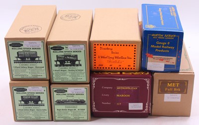 Lot 153 - Collection of various empty 0-gauge boxes, all...