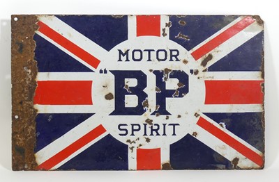 Lot 200 - An early 20th century double sided enamel on...