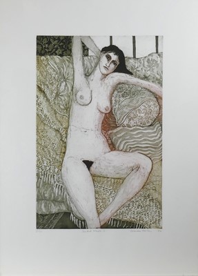 Lot 267 - Brenda Hartill RE (b.1943) - Seated Nude...
