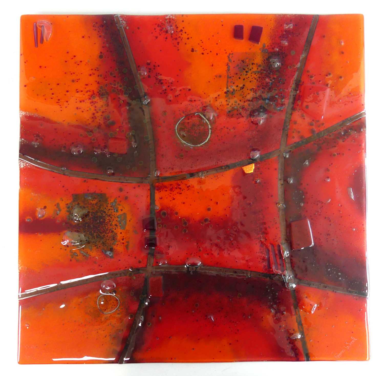 Lot 83 - Emma Wood (contemporary) - a large abstract...