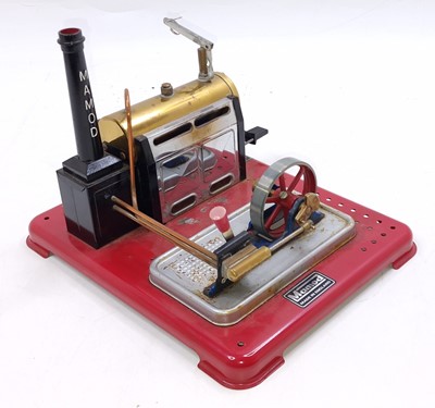 Lot 10 - An unboxed Mamod stationary spirit-fired live...