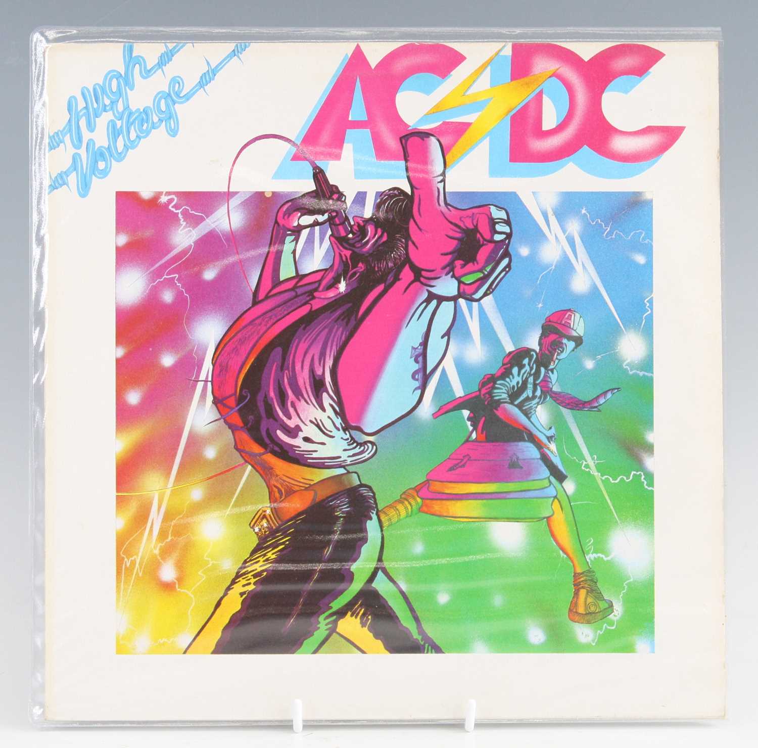 Lot 1004 - AC/DC - High Voltage, 1976 1st UK stereo...