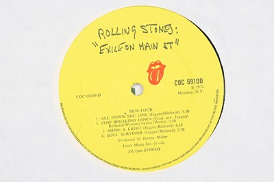 Lot 1006 - The Rolling Stones - Exile On Main Street,...