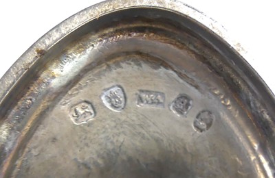 Lot 2110 - A pair of George III silver open salts, of...