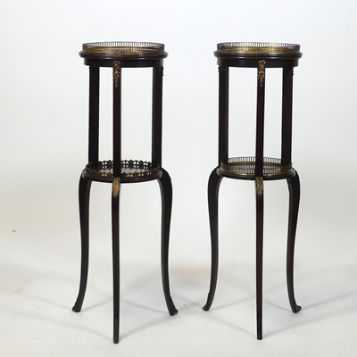 Lot 2533 - A pair of mahogany and gilt metal mounted...