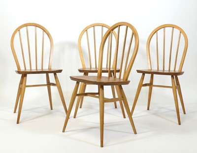 Lot 418 - A set of four 1960s Ercol Model '400' blond...