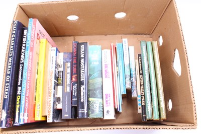 Lot 38 - A box of assorted railway books.