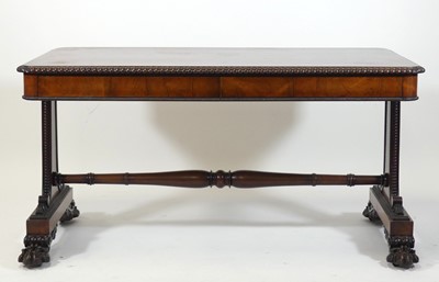 Lot 2524 - A late Regency rosewood centre table, the top...