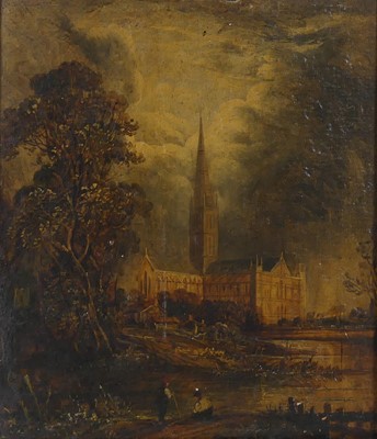 Lot 2453 - After John Constable - Salisbury Cathedral...