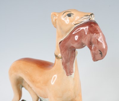 Lot 2047 - A pair of 19th century Staffordshire...