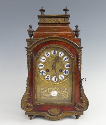 Lot 2479 - A late 19th century French tortoiseshell and...