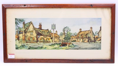 Lot 44 - Original framed and glazed carriage print "Fen...