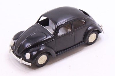 Lot 854 - Late 1960s Tonka VW Beetle Saloon, black body...