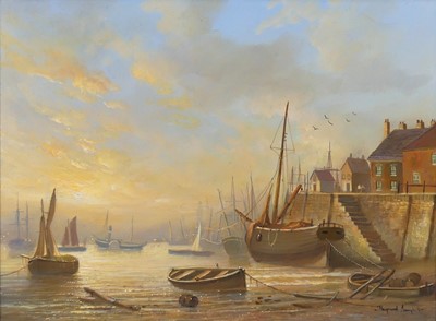 Lot 359 - Raymond Campbell (b.1956) - Boats in the...