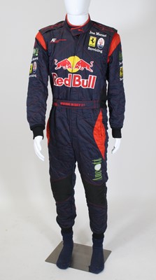 Lot 1593 - Adrian Newey, a 2007 race worn suit, the blue...