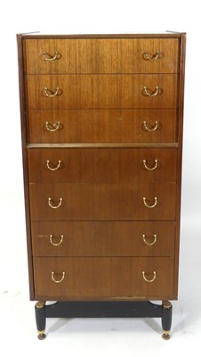 Lot 414 - Ernest Gomme for G-Plan - a 1960s teak tallboy...