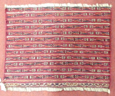 Lot 1196 - A woollen Yomut Chuval, 35 x 46cm