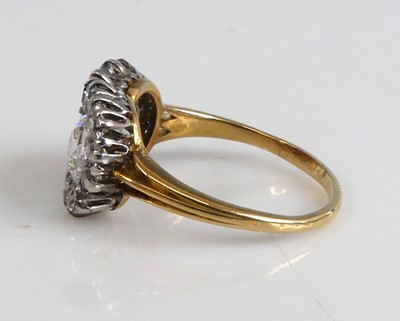 Lot 2265 - A yellow and white metal, ruby and diamond...
